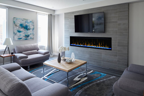 Image of Dimplex Ignite XL 74 inch Linear Electric Fireplace | Built-In | Wall Mount | XLF74 | Electric Fireplaces Depot
