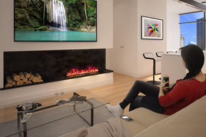 Aquafire Pro® 40'' Built-In Electric Fireplace Insert