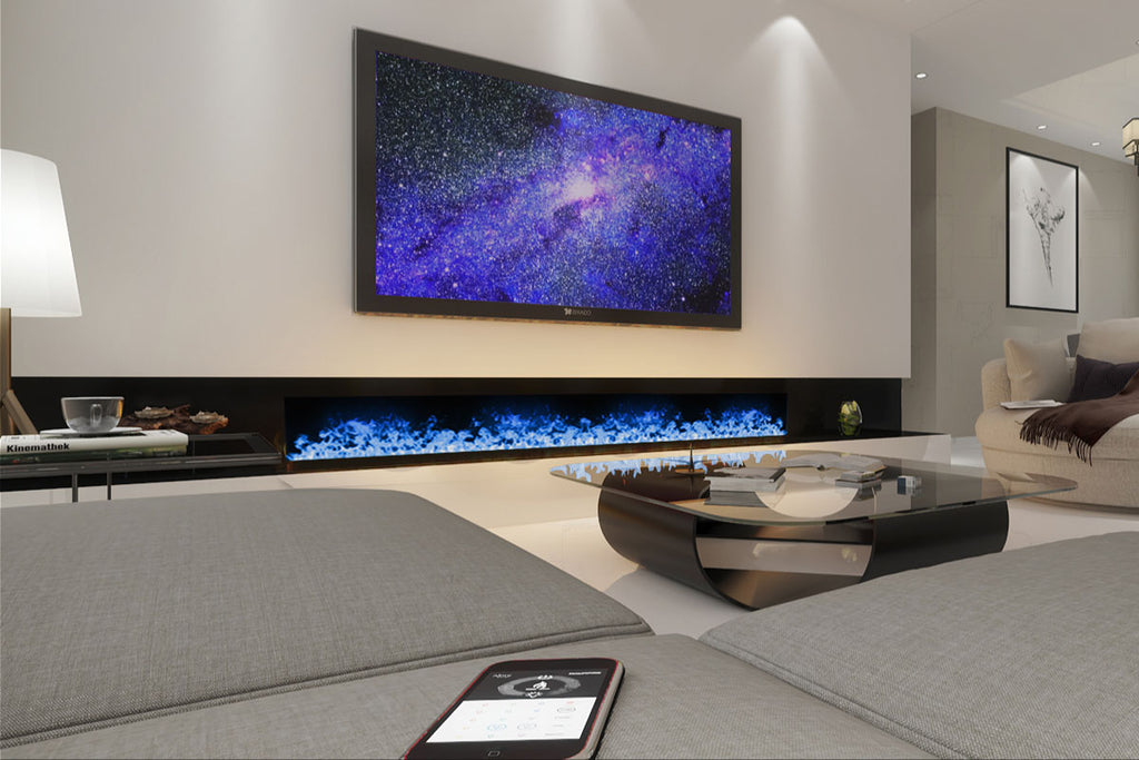 AFireWater Prestige Pro Water Vapor 40'' Built-In Electric Fireplace Insert | Water Mist Electric Fireplace | AWPR-40-100 | Electric Fireplaces Depot