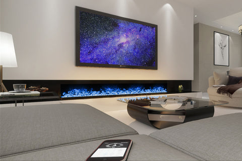 Image of AFireWater Prestige Pro Water Vapor 20'' Built-In Electric Fireplace Insert | Water Mist Electric Fireplace | AWPR-20-50 | Electric Fireplaces Depot