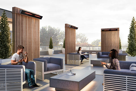 Image of Dimplex DIR 3000W Outdoor Indoor Electric Heater | DIR Infrared Electric Heater | DIR30A10GR