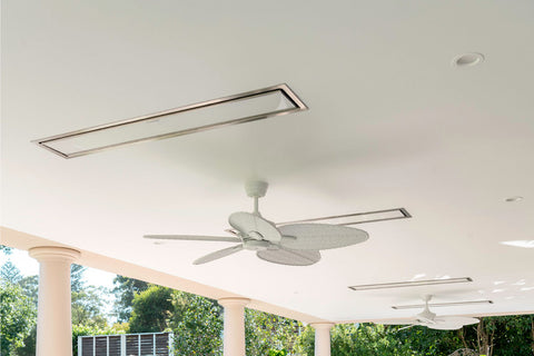 Image of Bromic Platinum Smart-Heat 3400 Watt Infrared Patio Heater White | Platinum 50 in Electric Radiant Heater | BH0320008