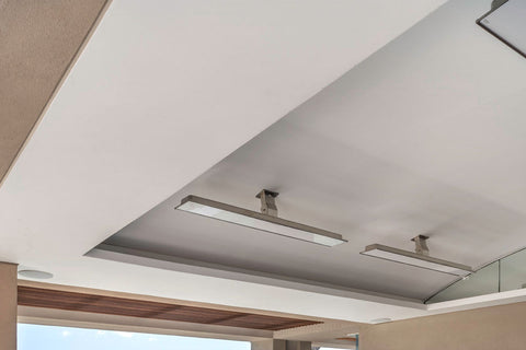 Image of Bromic Platinum Smart-Heat 4500 Watt Infrared Electric Patio Heater White | Platinum 53 in Electric Radiant Heater | BH3622001