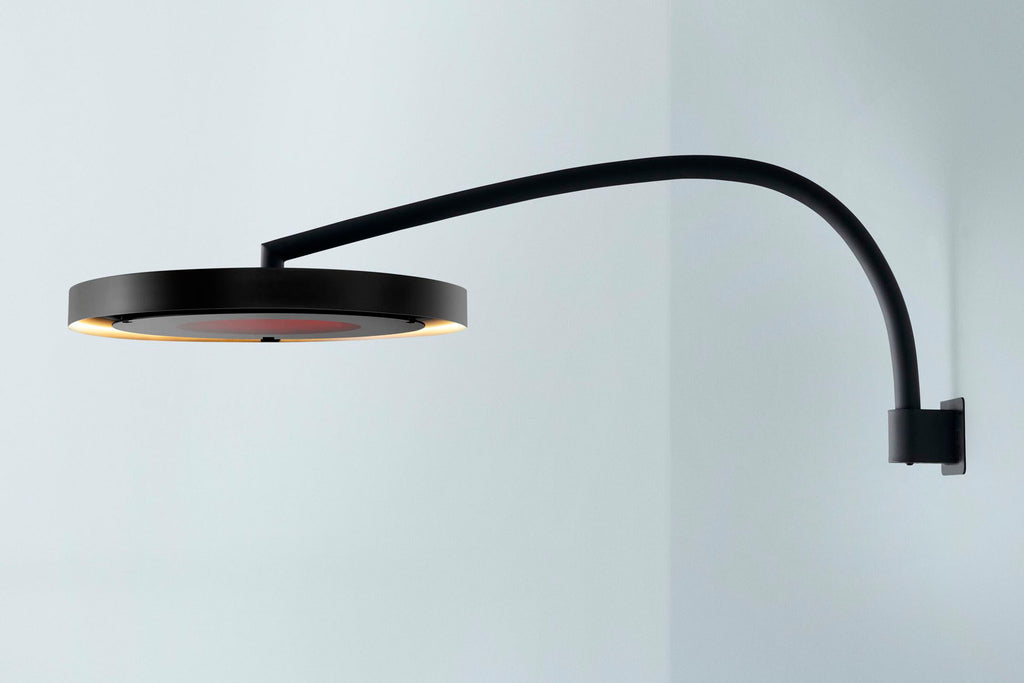 Bromic Eclipse Smart-Heat Outdoor Electric Heater Curved Wall Mount Pole | BH3230006