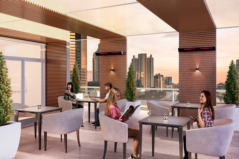 Image of Dimplex DIR 3000W Outdoor Indoor Electric Heater | DIR Infrared Electric Heater | DIR30A10GR