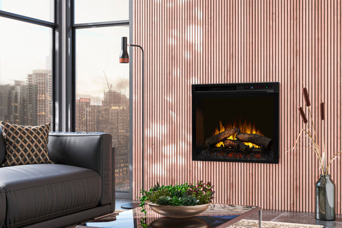 Image of Dimplex 28'' Multi-Fire XHD Plug-In Electric Firebox Insert - Logs | XHD28L