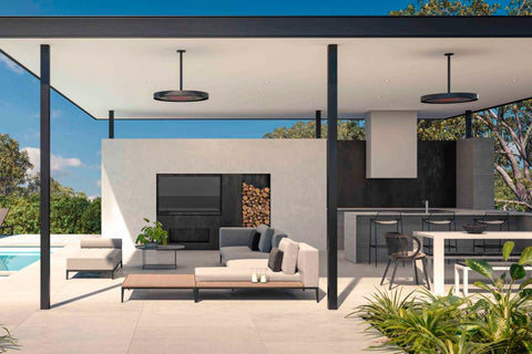 Image of Bromic Eclipse Smart-Heat Outdoor Electric Heater 24'' Straight Pole | BH3230002