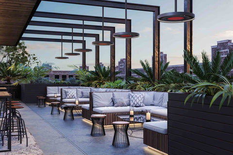 Image of Bromic Eclipse Smart-Heat Outdoor Electric Patio Heater | Bromic Eclipse Outdoor Electric Radiant Heater | BH0920001