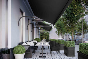 Bromic Eclipse Curved Wall Mount Pole