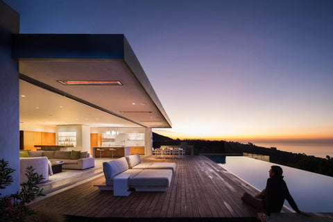 Image of Infratech W Series Single Element 3000 Watt 277V Outdoor Infrared Electric Heater | Infratech 61 1/4 in Radiant Heater | W3027