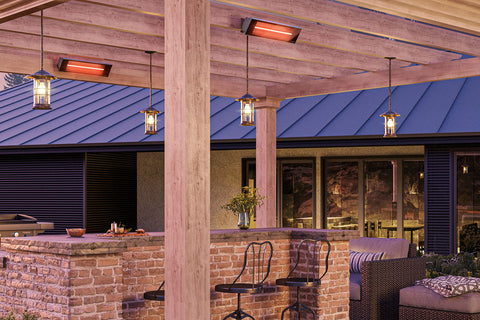 Image of Dimplex DIR 1800W Outdoor Indoor Electric Heater | DIR Infrared Electric Heater | DIR18A10GR