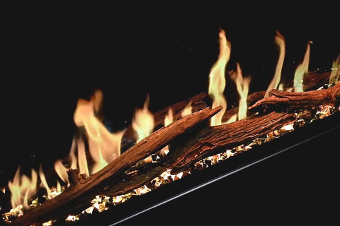 Image of Modern Flames Orion Slim 100 Inch Heliovision Virtual Recessed Wall Mount Electric Fireplace - OR100-SLIM
