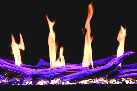 Image of Modern Flames Orion Slim 100 Inch Heliovision Virtual Recessed Wall Mount Electric Fireplace - OR100-SLIM