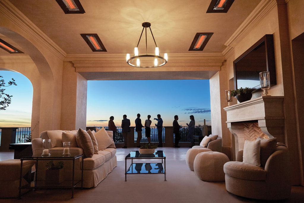 Infratech WD Double Element 4000 Watt 240V Outdoor Infrared Electric Heater | Infratech WD 39 in Radiant Heater | WD4024