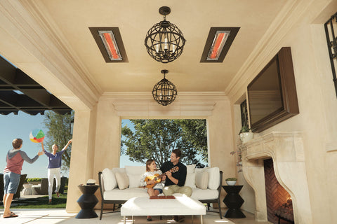 Image of Infratech WD Double Element 4000 Watt 277V Outdoor Infrared Electric Heater | Infratech WD 39 in Radiant Heater | WD4027