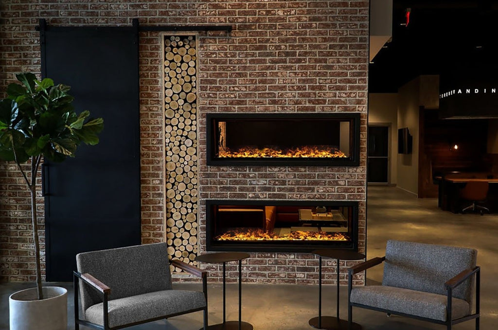 AFireWater Prestige Pro Water Vapor 40'' Built-In Electric Fireplace Insert | Water Mist Electric Fireplace | AWPR-40-100 | Electric Fireplaces Depot