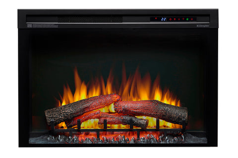 Image of Dimplex 33 Inch Multi-Fire XHD Electric Firebox Insert with Logs - Dimplex XHD33L Plug-In Electric Fireplace