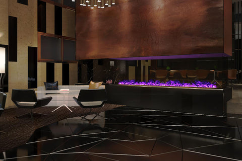 Image of AFireWater Prestige Pro Water Vapor 20'' Built-In Electric Fireplace Insert | Water Mist Electric Fireplace | AWPR-20-50 | Electric Fireplaces Depot