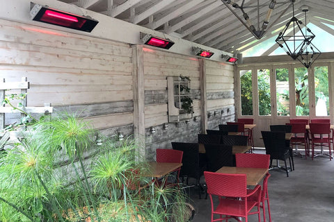 Image of Dimplex DIR 1800W Outdoor Indoor Electric Heater | DIR Infrared Electric Heater | DIR18A10GR