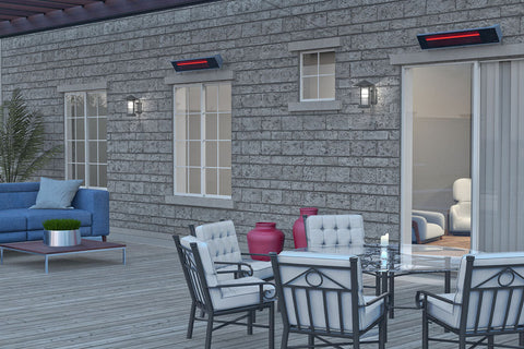 Image of Dimplex DIR 1800W Outdoor Indoor Electric Heater | DIR Infrared Electric Heater | DIR18A10GR