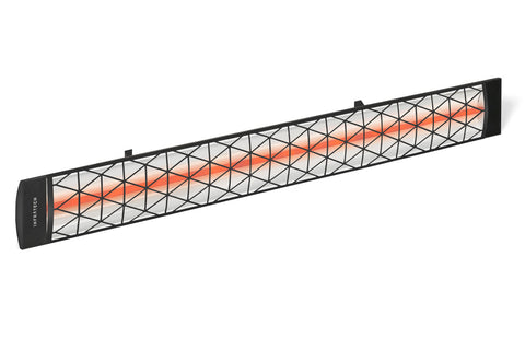 Image of Infratech Motif Contemporary Single Element Decorative Fascia Kit in Black Finish | BL1S39 BL1S61