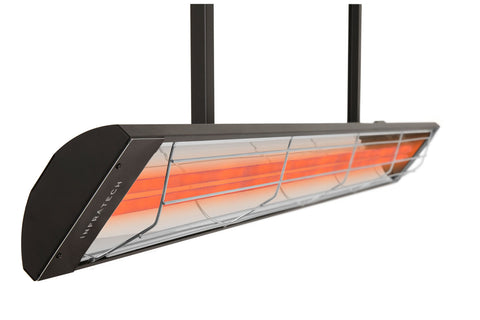 Image of Infratech C-Series CD-Series Adjustable Mounting Drop Pole in Black Finish | Infratech Drop Pole Kit | 13-1246BL