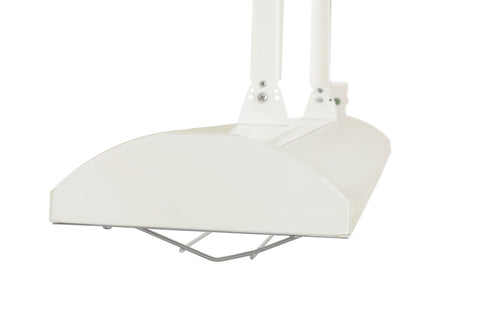 Image of Infratech C-Series CD-Series Adjustable Mounting Drop Pole in White Finish | Infratech Drop Pole Kit | 13-1246WH