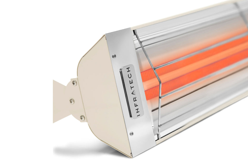 Infratech WD Double Element Outdoor Infrared Electric Heater | Infratech WD Radiant Heater Almond