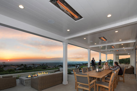 Image of Infratech WD Double Element 3000 Watt 240V Outdoor Infrared Electric Heater | Infratech WD 33 in Radiant Heater | WD3024