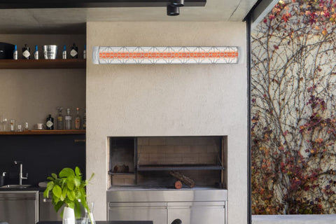 Image of Infratech Motif Mediterranean Double Element Decorative Fascia Kit in Stainless Steel Finish | SS3D39 SS3D61