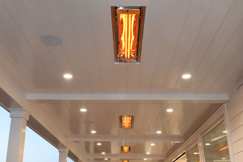 Image of Infratech WD Double Element 3000 Watt 480V Outdoor Infrared Electric Heater | Infratech WD 33 in Radiant Heater | WD3048