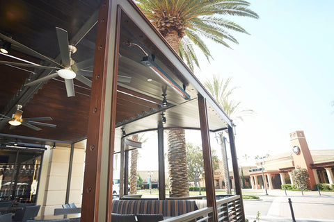 Image of Infratech SL-Series Slimline 4000 Watt 277V Outdoor Electric Heater | Infratech 63 in Electric Radiant Heater | SL4028