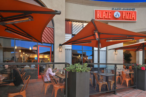 Image of Infratech SL-Series Slimline 4000 Watt 277V Outdoor Electric Heater | Infratech 63 in Electric Radiant Heater | SL4028