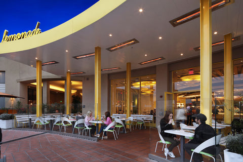 Image of Infratech WD Double Element 6000 Watt 277V Outdoor Infrared Electric Heater | Infratech WD 61 1/4 in Radiant Heater | WD6027