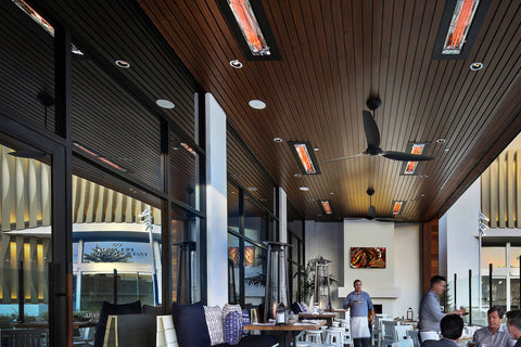 Image of Infratech WD Double Element 4000 Watt 277V Outdoor Infrared Electric Heater | Infratech WD 39 in Radiant Heater | WD4027