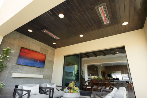 Image of Infratech WD Double Element 6000 Watt 277V Outdoor Infrared Electric Heater | Infratech WD 61 1/4 in Radiant Heater | WD6027