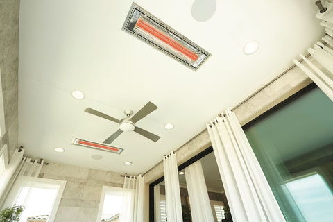 Image of Infratech WD Double Element 3000 Watt 240V Outdoor Infrared Electric Heater | Infratech WD 33 in Radiant Heater | WD3024