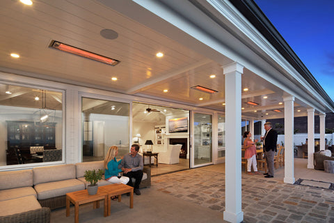 Image of Infratech WD Double Element 6000 Watt 277V Outdoor Infrared Electric Heater | Infratech WD 61 1/4 in Radiant Heater | WD6027