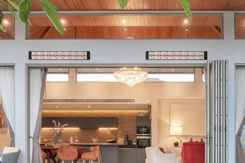 Image of Infratech Motif Craftsman Single Element Decorative Fascia Kit in Black Finish | BL2S39 BL2S61