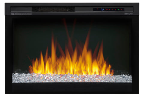 Image of Dimplex 33 Inch Multi-Fire XHD Electric Firebox Insert with Acrylic Glass - Dimplex XHD33G Plug-In Electric Fireplace
