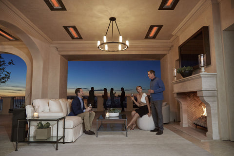 Image of  Infratech WD Double Element 4000 Watt 240V Outdoor Infrared Electric Heater | Infratech WD 39 in Radiant Heater | WD4024