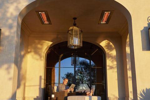 Image of  Infratech WD Double Element 6000 Watt 208V Outdoor Infrared Electric Heater | Infratech WD 61 1/4 in Radiant Heater | WD6028