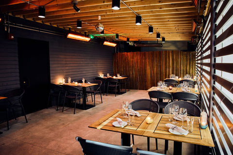 Image of Bromic Tungsten Smart-Heat 4000 Watt Outdoor Electric Patio Heater Black | Tungsten 44 in Electric Radiant Heater | BH0420032