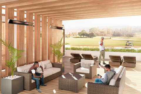 Image of Dimplex DIR 3000W Outdoor Indoor Electric Heater | DIR Infrared Electric Heater | DIR30A10GR