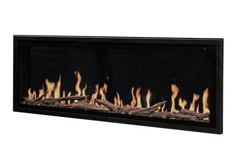 Image of Modern Flames Orion Slim 100 Inch Heliovision Virtual Recessed Wall Mount Electric Fireplace - OR100-SLIM