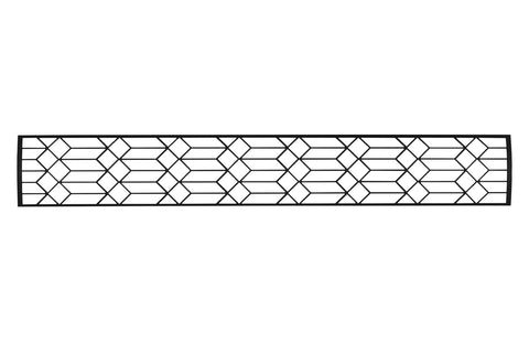 Image of Infratech Motif Craftsman Single Element Decorative Fascia Kit in Black Finish | BL2S39 BL2S61