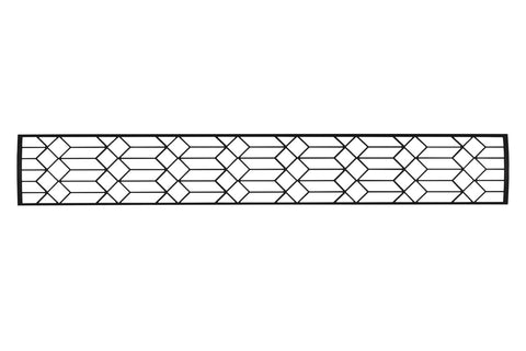Image of Infratech Motif Craftsman Single Element Decorative Fascia Kit in Black Finish | BL2S39 BL2S61