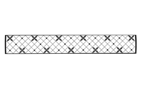 Image of Infratech Motif Traditional Single Element Decorative Fascia Kit in Black Finish | BL4S39 BL4S61