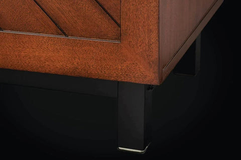 Image of Napoleon Bella Media Console in Walnut | Cineview 26'' Electric Firebox