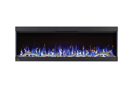 Image of Napoleon Trivista Pictura 50 in 3-Sided Wall Mount Electric Fireplace | Surface Mount Electric Fireplace | NEFL50H-3SV